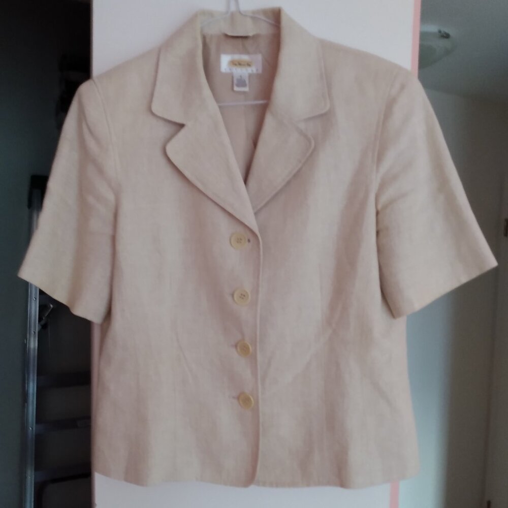 Talbots Petite Irish linen jacket